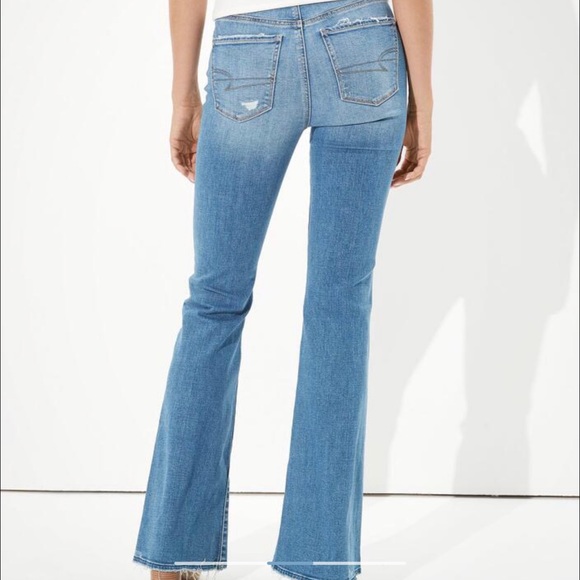 AE Ripped Flare Jean Pants - Picture 2 of 7